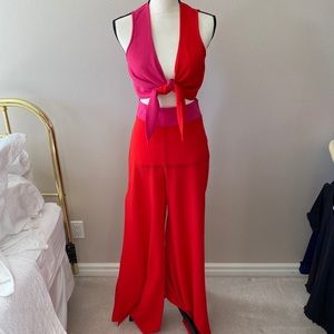 Show Me Your Mumu two piece Jump Suit